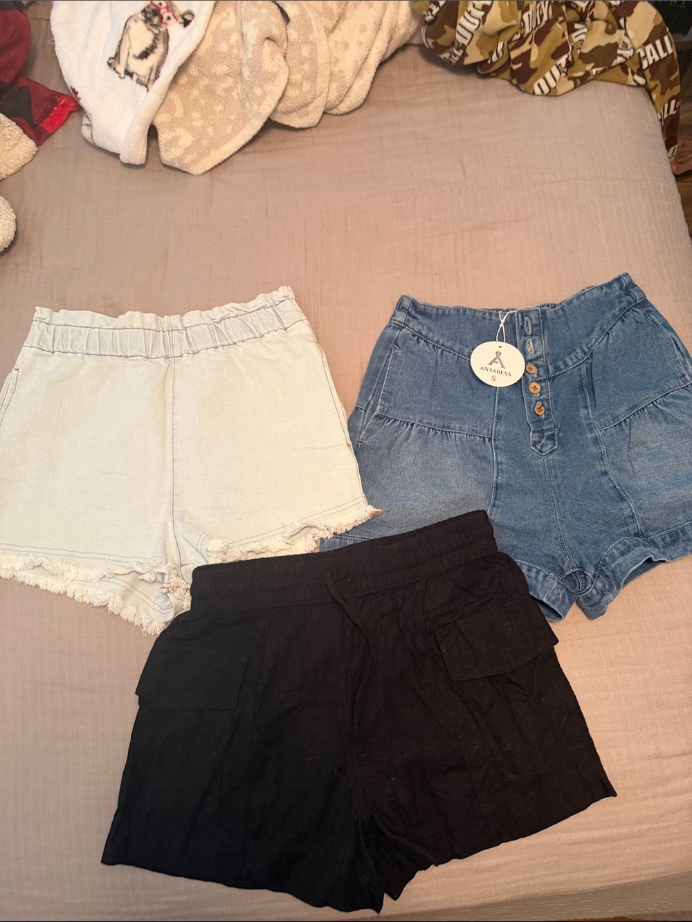 Women’s Black Casual Utility Shorts - Unbranded